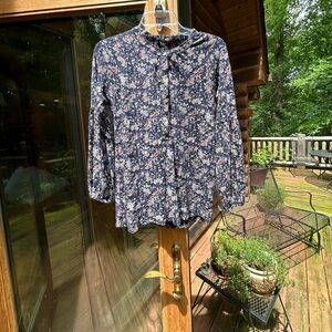 Lucky Brand long sleeve cotton, and modal women’s shirt, size small.
